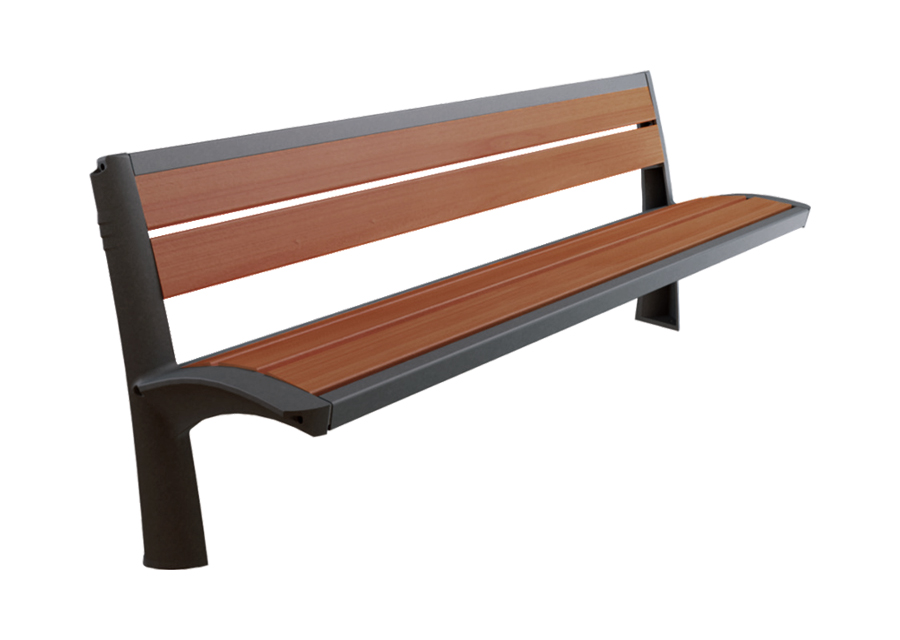 Чугунная скамейка «Неон»